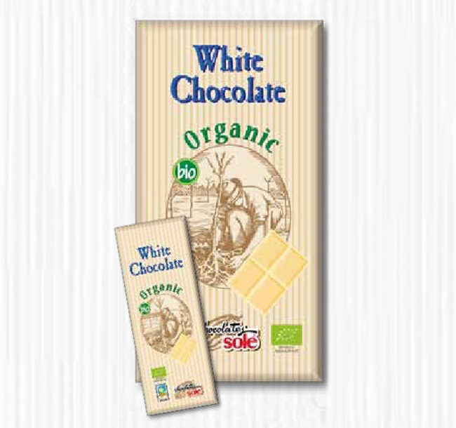 White chocolate. White chocolate is also chocolate! Tastet he most delicate, sweet and traditional version of this variety.

 