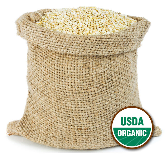 Organic White Quinoa Grains (Bulk)
